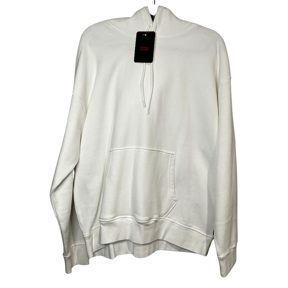 NWT - Levi's White Hoodie - XL